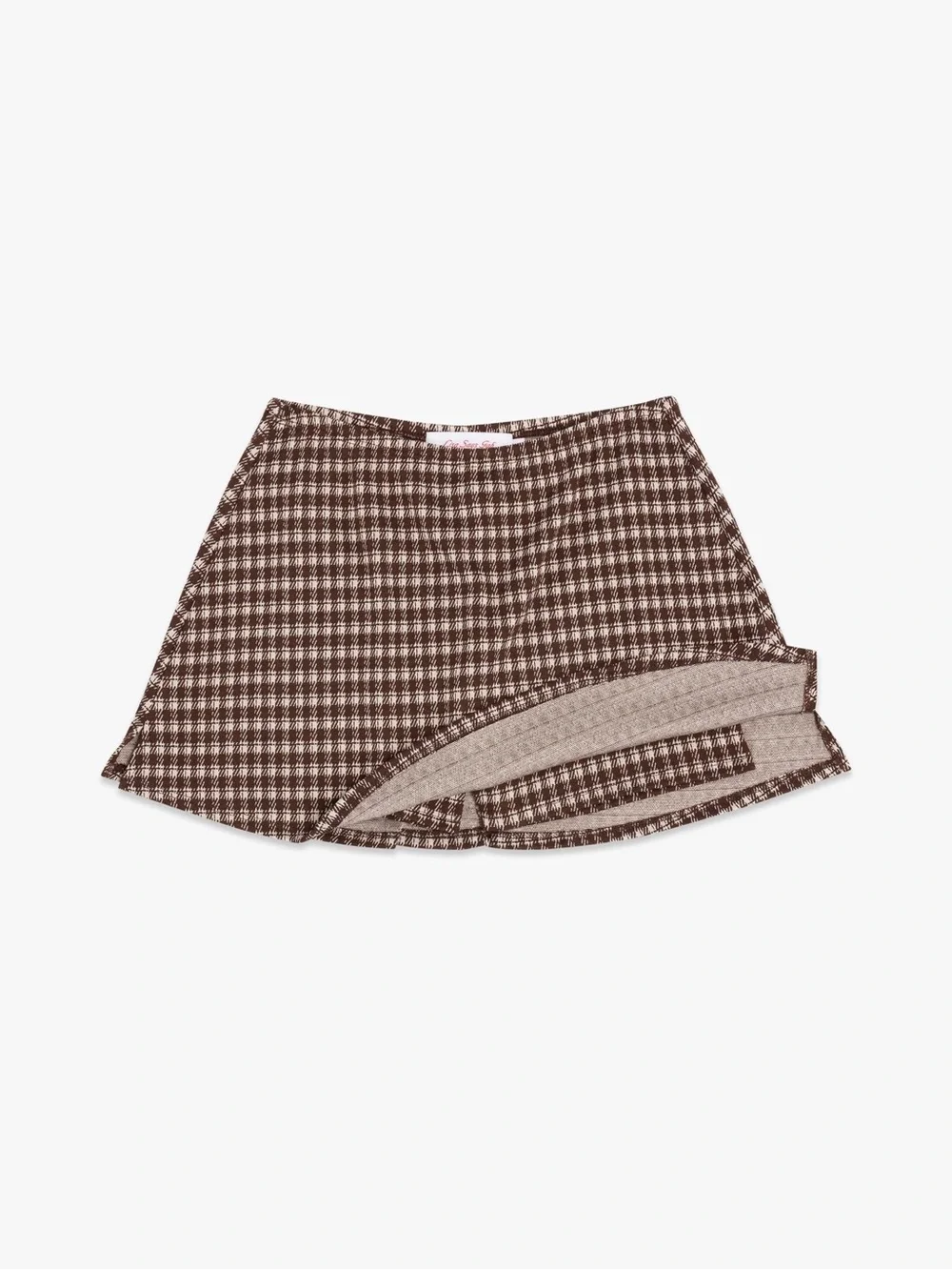 Lisa Says Gah Darcy Skort in Cocoa Plaid - Picture 1 of 5